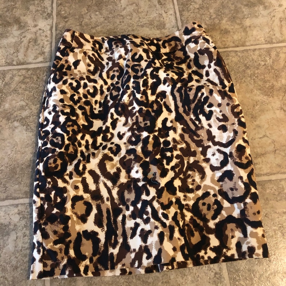 Cheetah pencil skirt